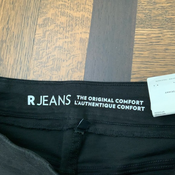 REITMANS Black Skinny High Rise Regular Original Comfort Jeggings Size 28 NEW - Picture 7 of 16